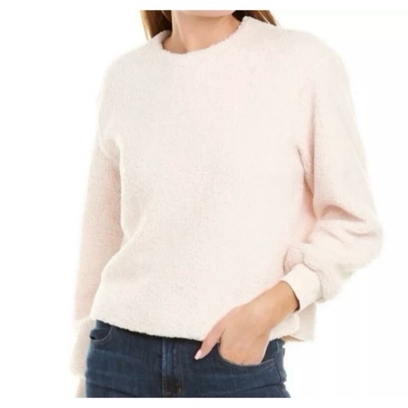 Vince Soft Cream Crew Neck Sweater